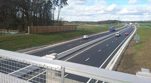 modern dual carriageway