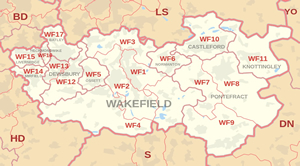 Wakefield map